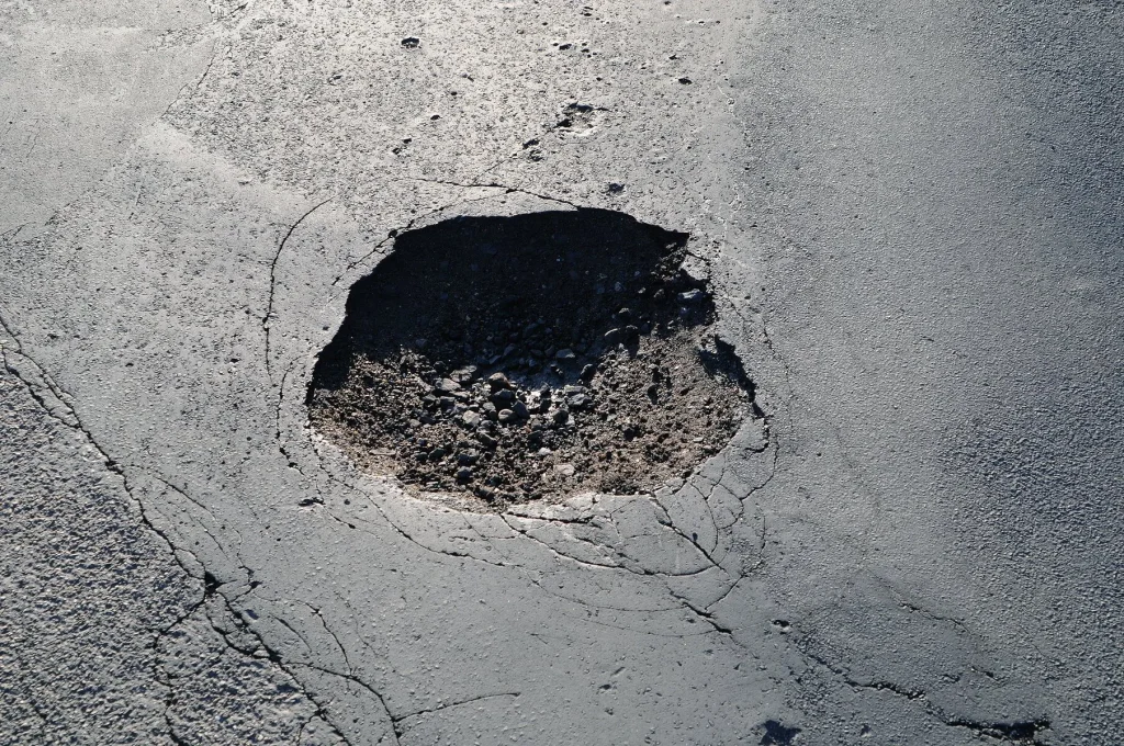Frost Heaves and Potholes Metropolitan Garage Fairbanks, AK