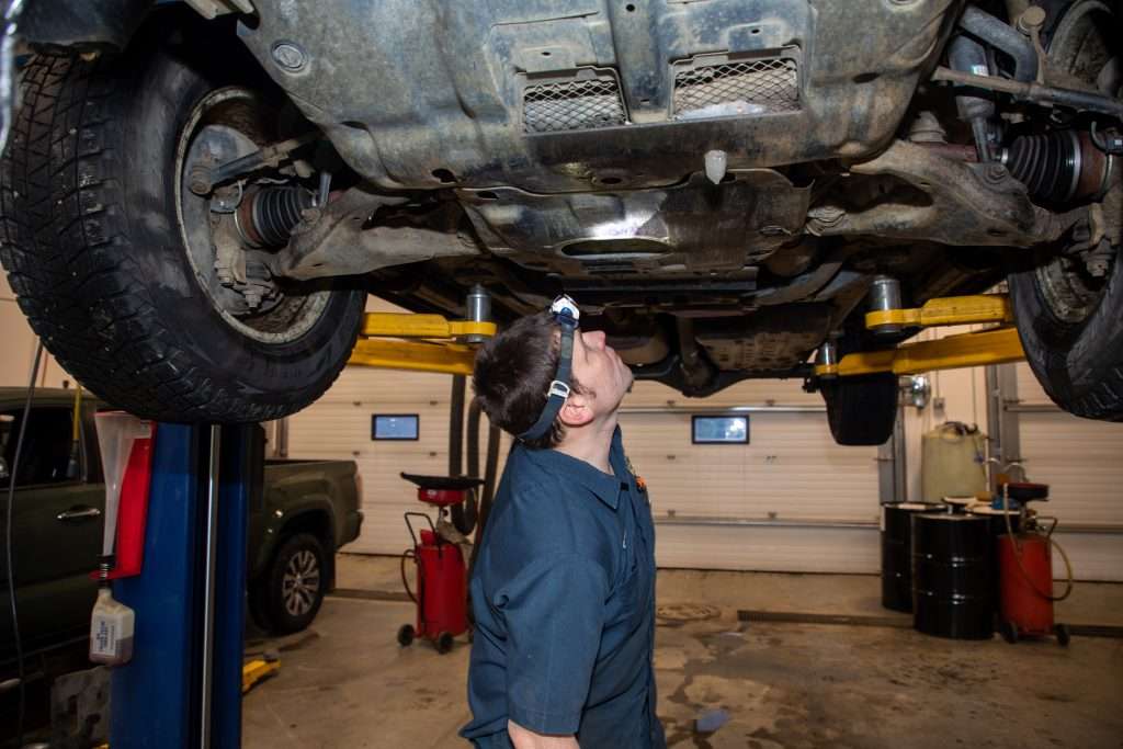Craig Under Inspection Metropolitan Garage Fairbanks, AK