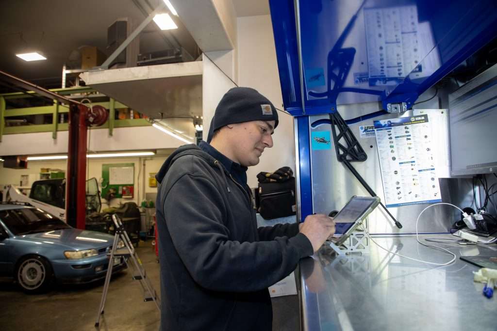 Dave Work Station Metropolitan Garage Fairbanks, AK