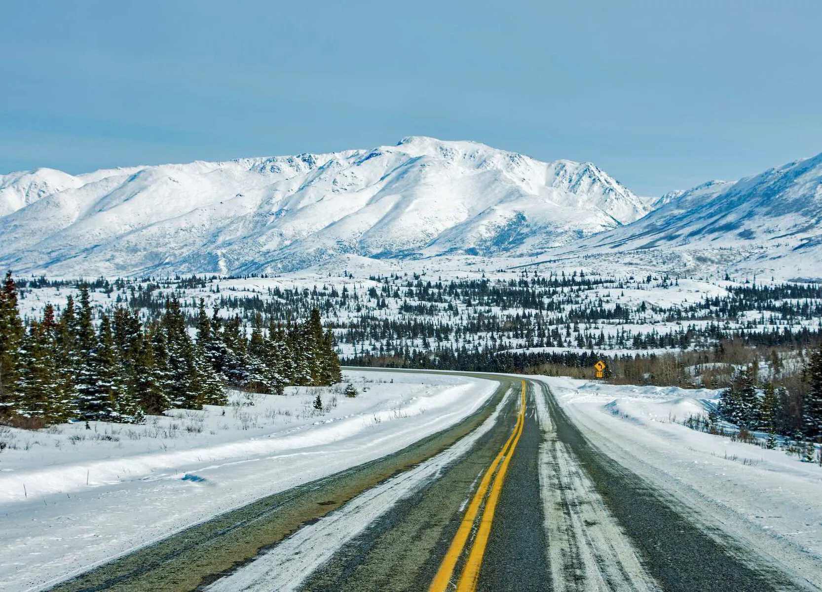 Driving a car in Alaska Metropolitan Garage Fairbanks, AK